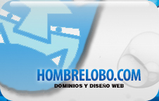 Hombrelobo.com, registro de dominios, dise&ntilde;o web y logos