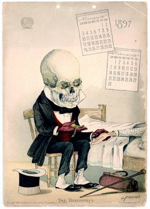 antikamniacalendar1897englishthediagnosis Calendario cadavérico