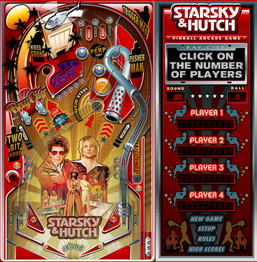 El pinball de Starsky y Hutch starsky El pinball de Starsky y Hutch