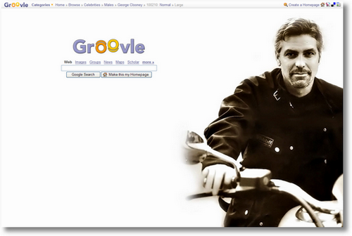 groovlecustomhomepage browsecelebritiesmalesgeorgeclooney100210 1189161555217 Idea de negocio: construye buscadores personalizados con Google que generen ingresos con cada búsqueda
