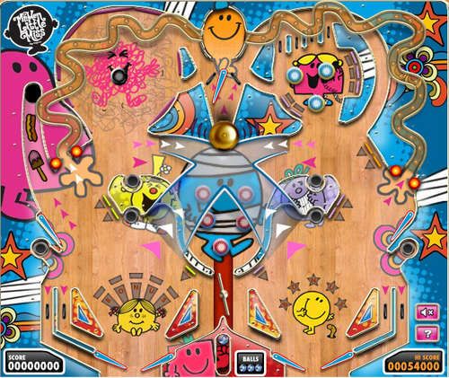 Mr. Men Pinball, juega a los petacos mrmen Mr. Men Pinball, juega a los petacos