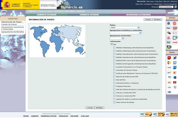 paises1 Información comercial sobre países