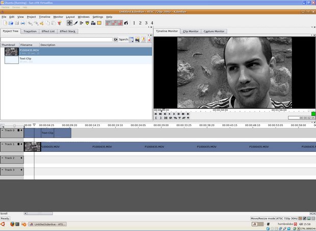 Kdenlive, programa de edición de vídeo de código libre y gratuito para Ubuntu 8.10 Image