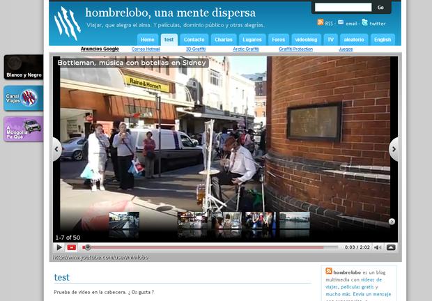 Pruebas de formato en hombrelobo: vídeo enorme en la cabecera moz screenshot5 Pruebas de formato en hombrelobo: vídeo enorme en la cabecera