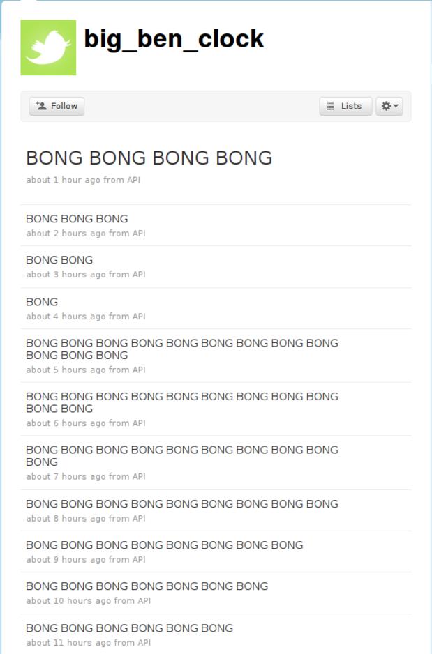 El twitter del Big Ben da las campanadas moz screenshot El twitter del Big Ben da las campanadas