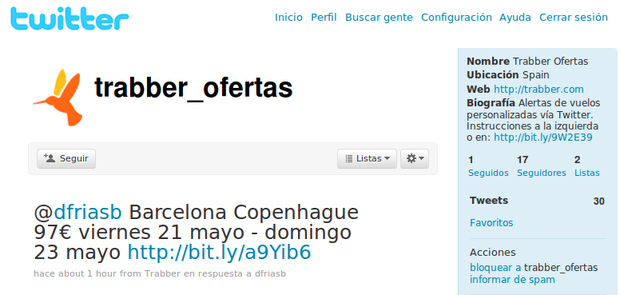 moz screenshot3 Vuelos baratos en Twitter