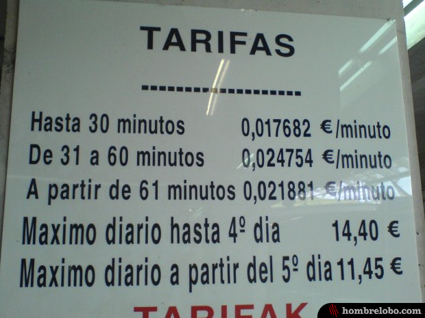 0,017682 euros el minuto, para que se entienda; o de cómo en el aeropuerto de Bilbao lo importante es no ser claro moz screenshot 0,017682 euros el minuto, para que se entienda; o de cómo en el aeropuerto de Bilbao lo importante es no ser claro