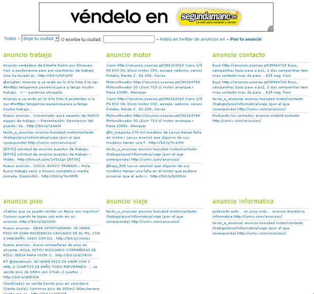 moz screenshot Anuncios clasificados basados en twitter